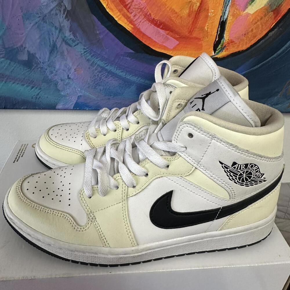 Jordan Women's White and Cream Trainer